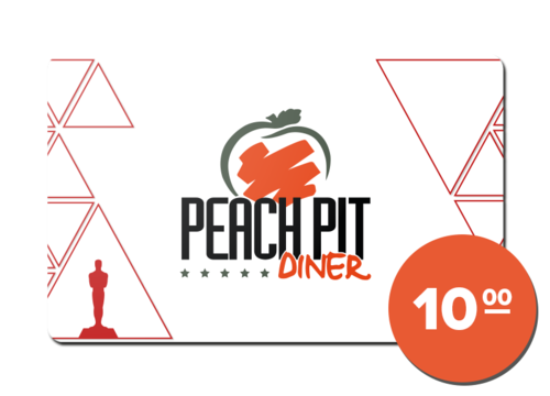 Peach Pit Diner Gutschein Wertgutschein 10,00 Euro