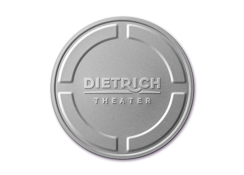 Geschenkverpackung Filmdose Motiv Dietrich Theater (⌀ 16 cm)