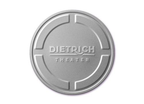 Geschenkverpackung Filmdose Motiv Dietrich Theater (⌀ 16 cm)